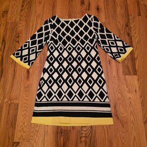 Eliza J Geometric Print Dress – Size 6